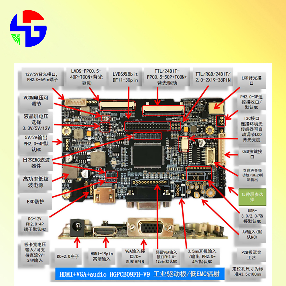 HGPCB09FH-V9